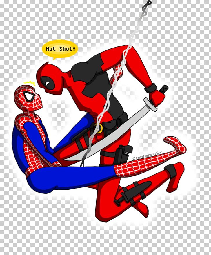 Deadpool Spider-Man Cartoon Nut PNG, Clipart, Art, Cartoon, Comics, Deadpool, Deviantart Free PNG Download