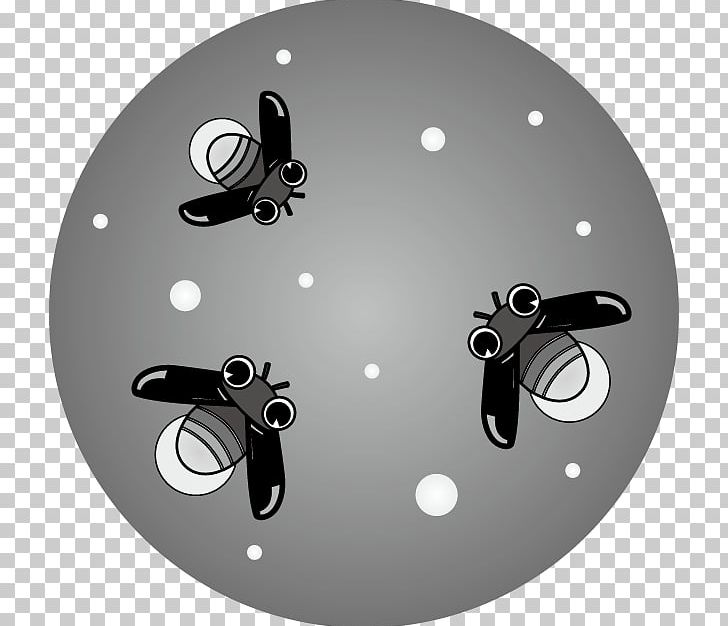 firefly black and white clipart