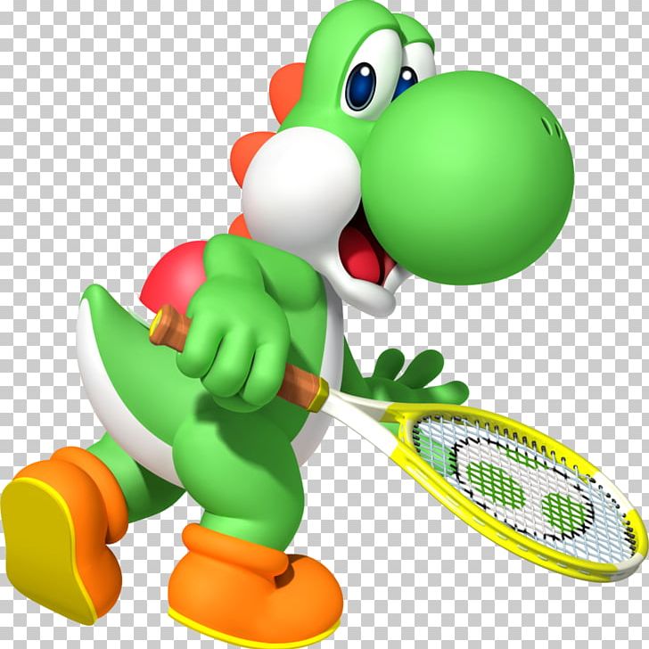 Mario Tennis Open Mario & Yoshi Mario Tennis Aces PNG, Clipart, Amphibian, Cartoon, Fictional Character, Figurine, Grass Free PNG Download