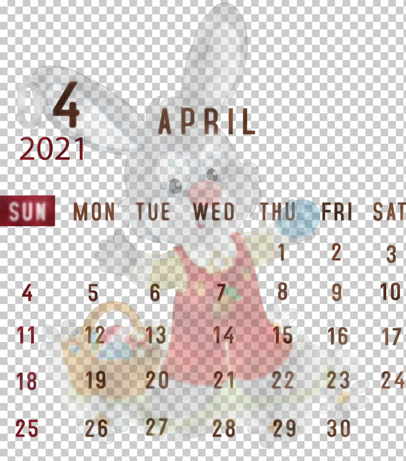 April 2021 Printable Calendar April 2021 Calendar 2021 Calendar PNG, Clipart, 2021 Calendar, April 2021 Printable Calendar, Biology, Easter Bunny, Infant Free PNG Download