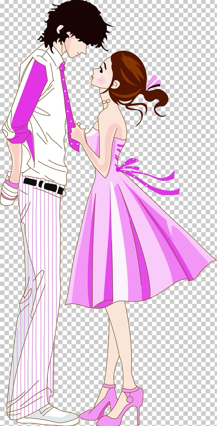 Cartoon Valentines Day Couple PNG, Clipart, Anime, Art, Balloon, Cartoon Eyes, Couple Free PNG Download