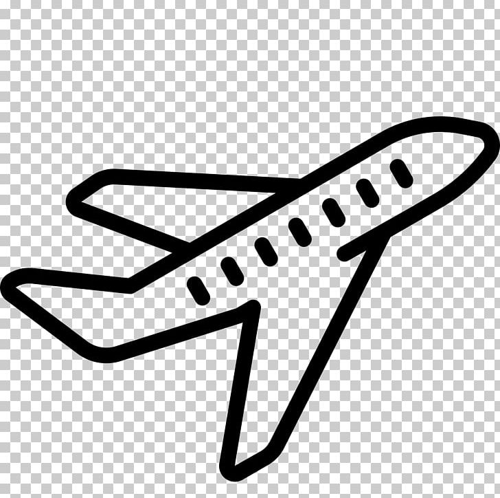 Airplane Computer Icons Transport PNG, Clipart, Airplane, Airport, Angle, Black And White, Business Free PNG Download
