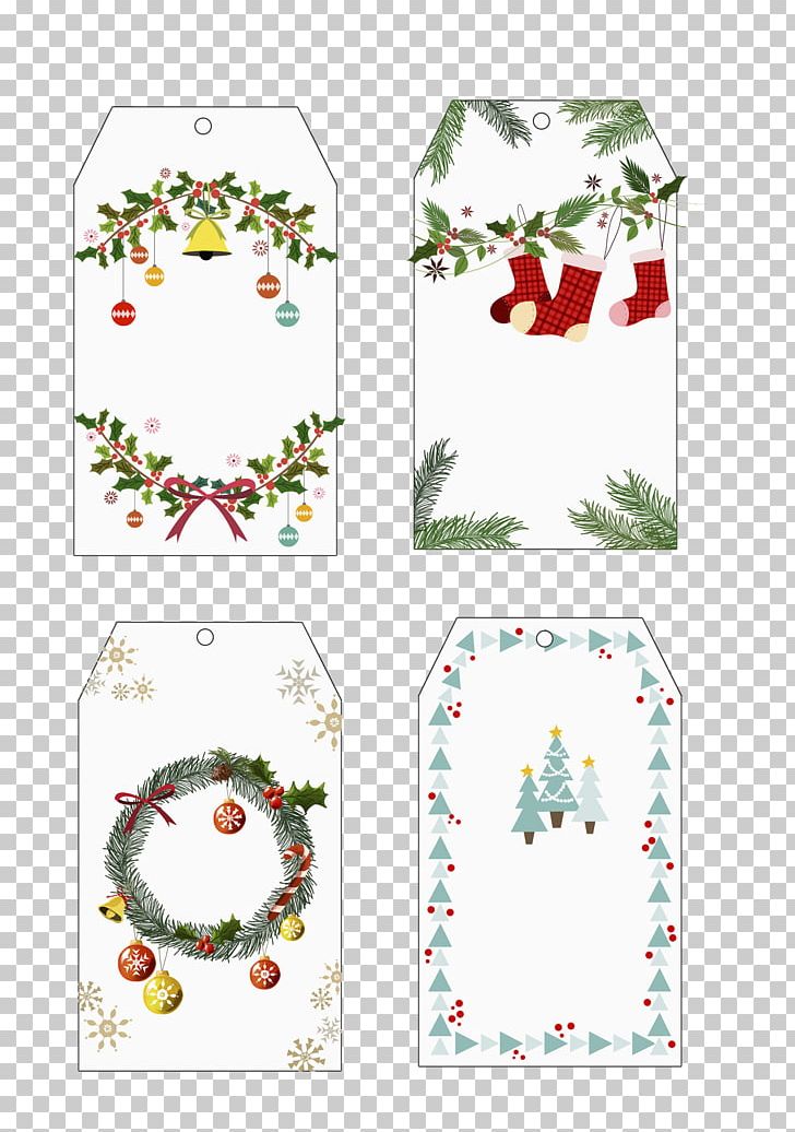 Christmas Card Christmas Tree Etiquette PNG, Clipart, Atmosphere, Birthday Card, Border, Business Card, Christmas Decoration Free PNG Download
