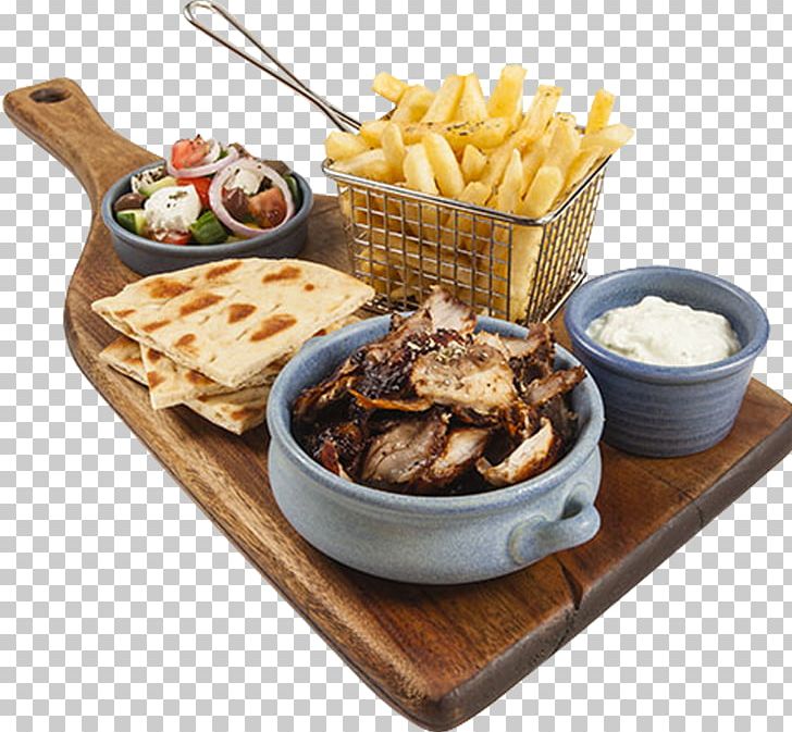 Gyro French Fries Souvlaki Pita Greek Cuisine PNG, Clipart, Bar Feta, Chicken As Food, Chicken Salad, Cuisine, Dish Free PNG Download