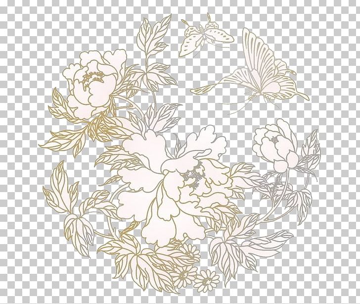 Moutan Peony Drawing Gongbi PNG, Clipart, Area, Black And White, Cdr, Download, Flower Free PNG Download