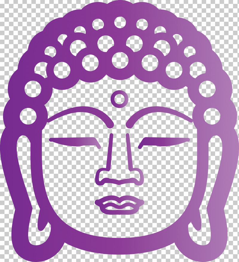 Buddha PNG, Clipart, Buddha, Circle, Head, Line Art, Magenta Free PNG Download