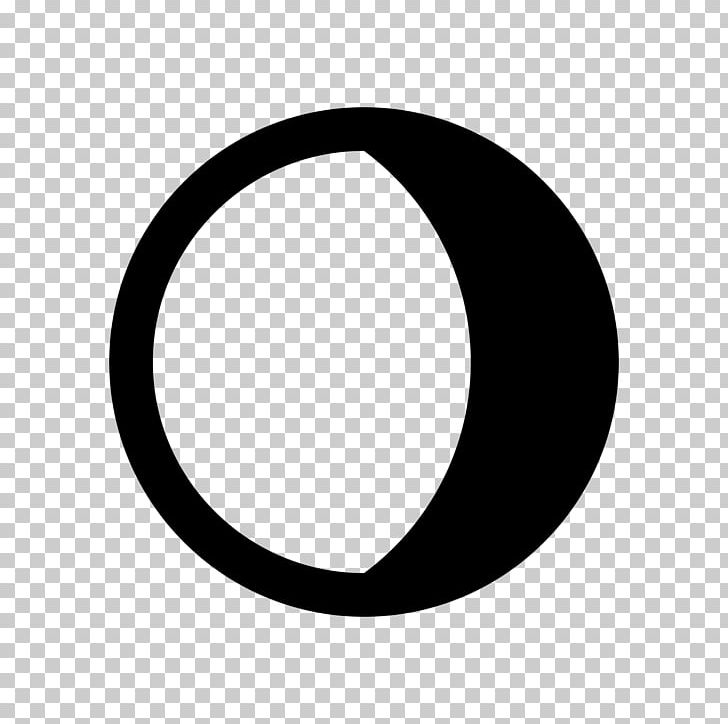 Lunar Phase Symbol Computer Icons Moon Crescent PNG, Clipart, Black, Black And White, Circle, Computer Icons, Crescent Free PNG Download