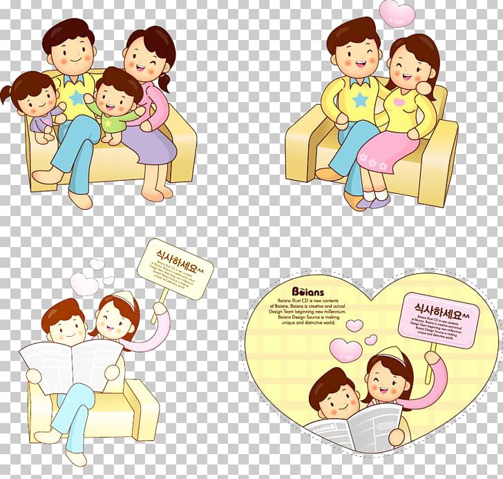 Cartoon Child Illustration PNG, Clipart, Art, Character, Cheek, Conversation, Couch Free PNG Download