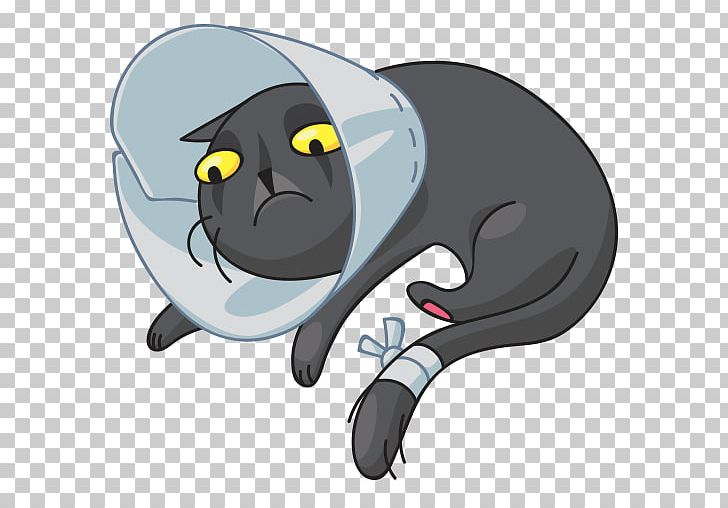 Cat Freddy Krueger VK Telegram Sticker PNG, Clipart, Animals, Black, Carnivoran, Cartoon, Cat Like Mammal Free PNG Download