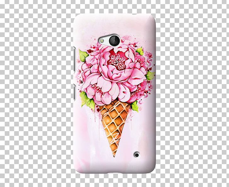 Ice Cream Cones Watercolor Painting Floral Design Flower PNG, Clipart, Art, Cut Flowers, Drawing, Floral Design, Flower Free PNG Download
