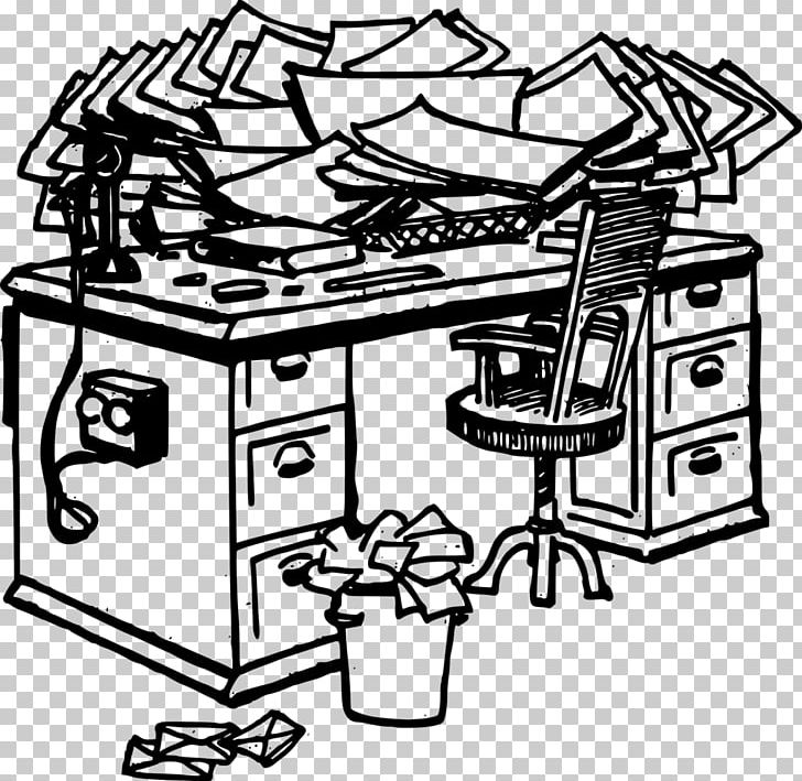 Desk Office PNG, Clipart, Angle, Art, Artwork, Black, Black And White Free PNG Download