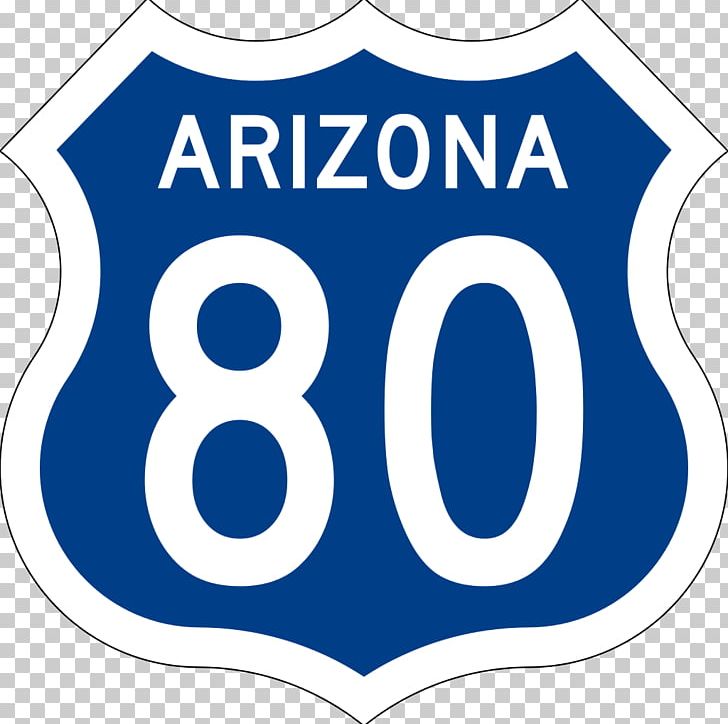 Wickenburg Interstate 40 U.S. Route 80 U.S. Route 66 Interstate 10 PNG, Clipart, Arizona, Blue, Brand, Circle, Highway Free PNG Download