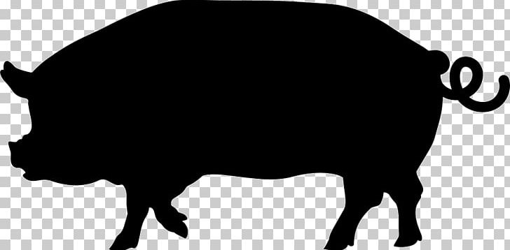 Pig Silhouette PNG, Clipart, Animals, Black And White, Cattle Like Mammal, Clip Art, Computer Icons Free PNG Download