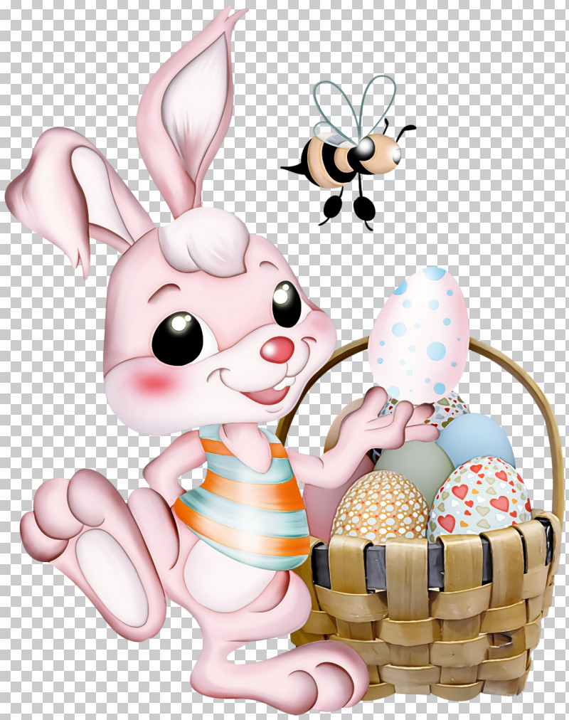 Cute Easter Basket With Eggs Happy Easter Day Basket PNG, Clipart, Animal Figure, Basket, Cartoon, Cute Easter Basket With Eggs, Ear Free PNG Download