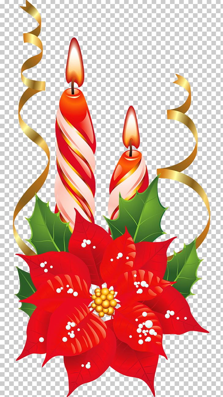 Poinsettia Christmas Flower PNG, Clipart, Art, Branch, Candle, Candy Cane, Christmas Free PNG Download