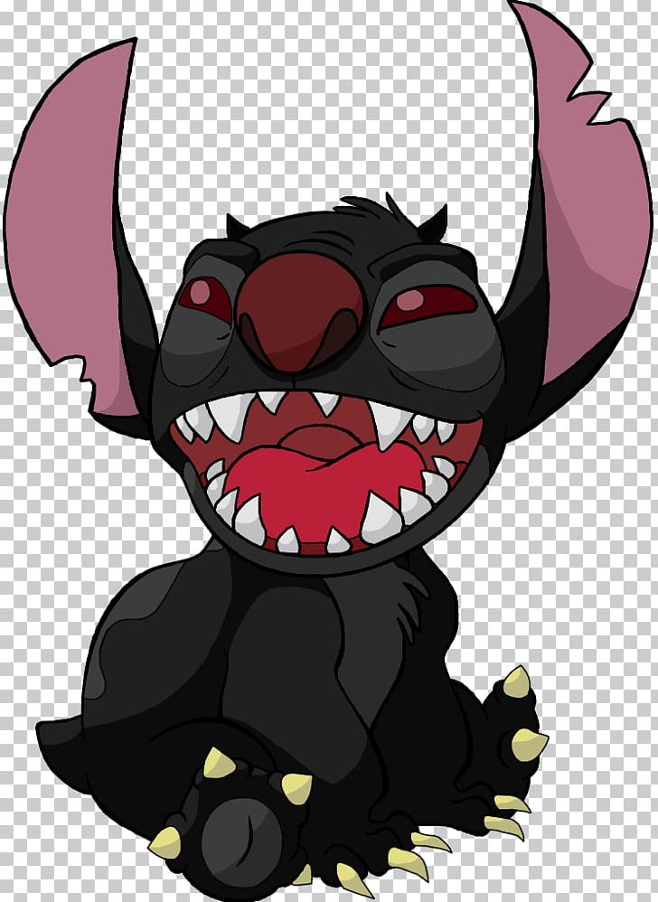 Stitch Demon Whiskers Dog Devil PNG, Clipart, Black, Carnivoran, Cartoon, Cat Like Mammal, Devil Free PNG Download