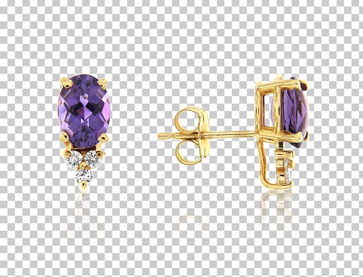 Amethyst Earring Body Jewellery Purple PNG, Clipart, Amethyst, Body Jewellery, Body Jewelry, Diamond, Earring Free PNG Download