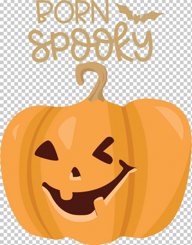 Spooky Pumpkin Halloween PNG, Clipart, Calabaza, Cartoon, Fruit, Halloween, Jackolantern Free PNG Download