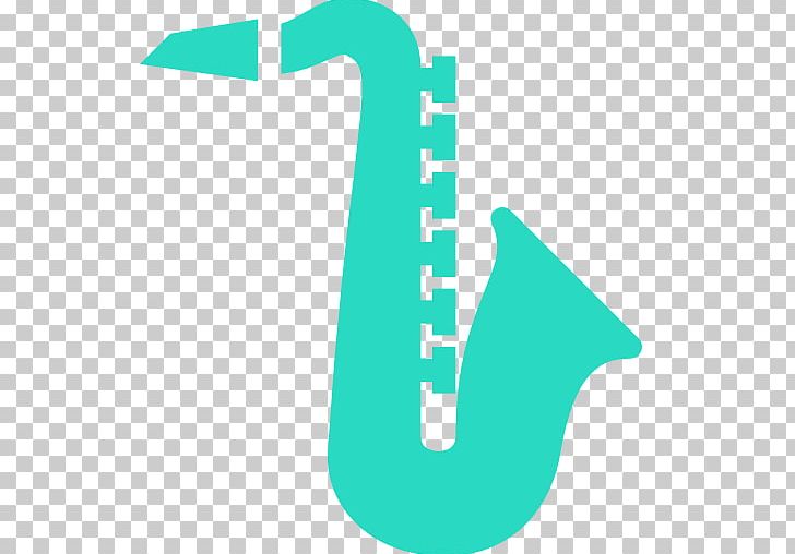 Saxophone Musical Instruments Computer Icons Logo PNG, Clipart, Angle, Aqua, Brand, Computer Icons, Green Free PNG Download