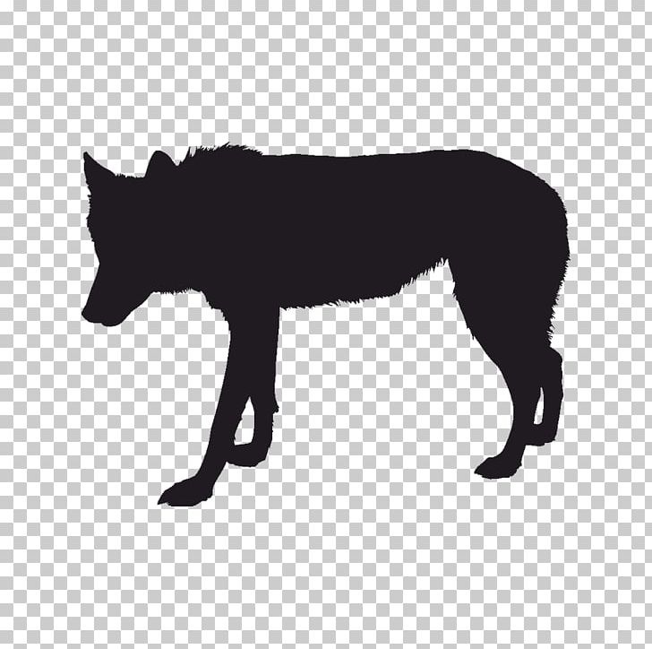 Gray Wolf Silhouette Black Wolf Drawing PNG, Clipart, Animal, Animals, Black, Black And White, Black Wolf Free PNG Download