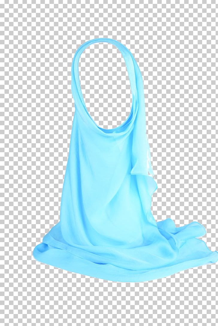 Silk Scarf Hijab Blue Clothing PNG, Clipart, Aqua, Blue, Clothing, Color, Coral Free PNG Download