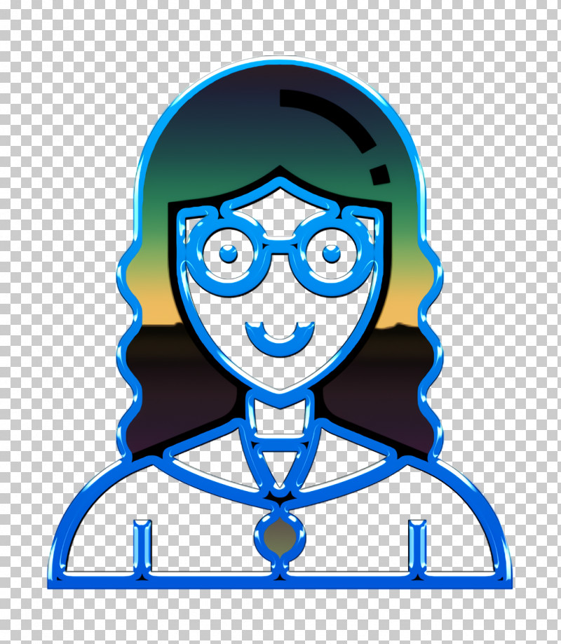 Careers Women Icon Teacher Icon PNG, Clipart, Blue, Careers Women Icon, Cartoon, Electric Blue, Teacher Icon Free PNG Download