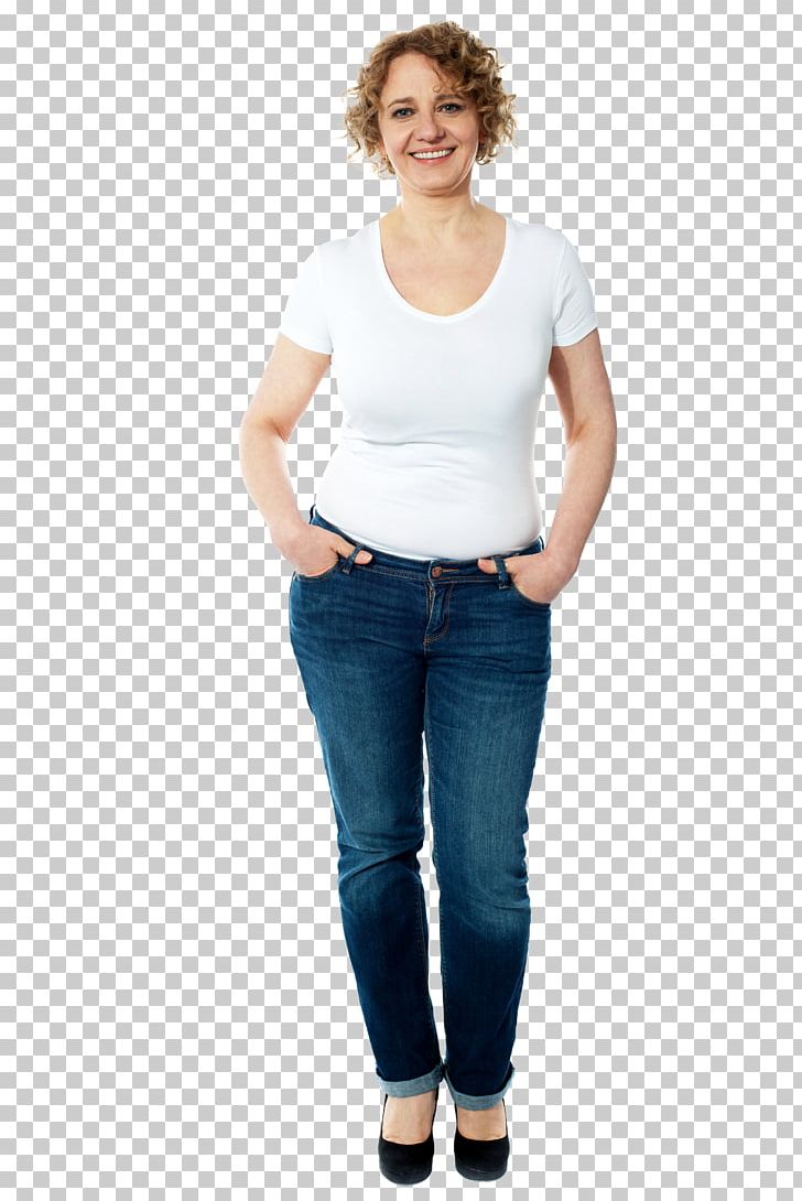 Stock Photography Female Casual PNG, Clipart, Abdomen, Arm, Blue, Casual, Clothing Free PNG Download