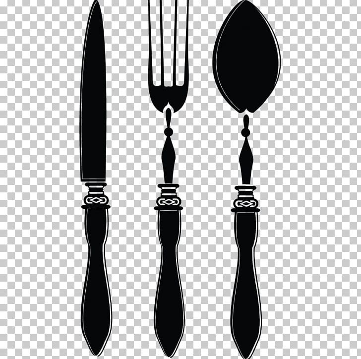 Couvert De Table Cutlery Wall Decal Room PNG, Clipart, Black And White, Clipart, Couvert De Table, Cutlery, Dining Room Free PNG Download
