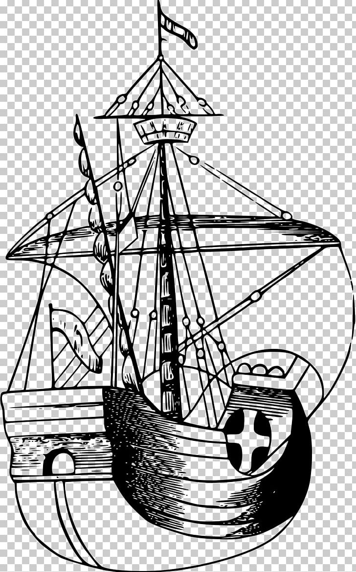 Drawing Boat PNG, Clipart, Angle, Artwork, Black And White, Boat, Brigantine Free PNG Download