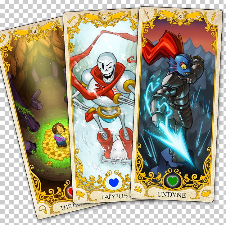 Undertale Tarot Playing Card The Fool Undyne PNG, Clipart, Action Figure, Chariot, Death, Emperor, Fictional Character Free PNG Download