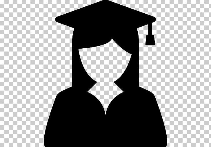 Graduation Ceremony Graduate University Computer Icons Academic Degree Woman PNG, Clipart, Academic Degree, Academic Dress, Black, Black And White, Computer Icons Free PNG Download