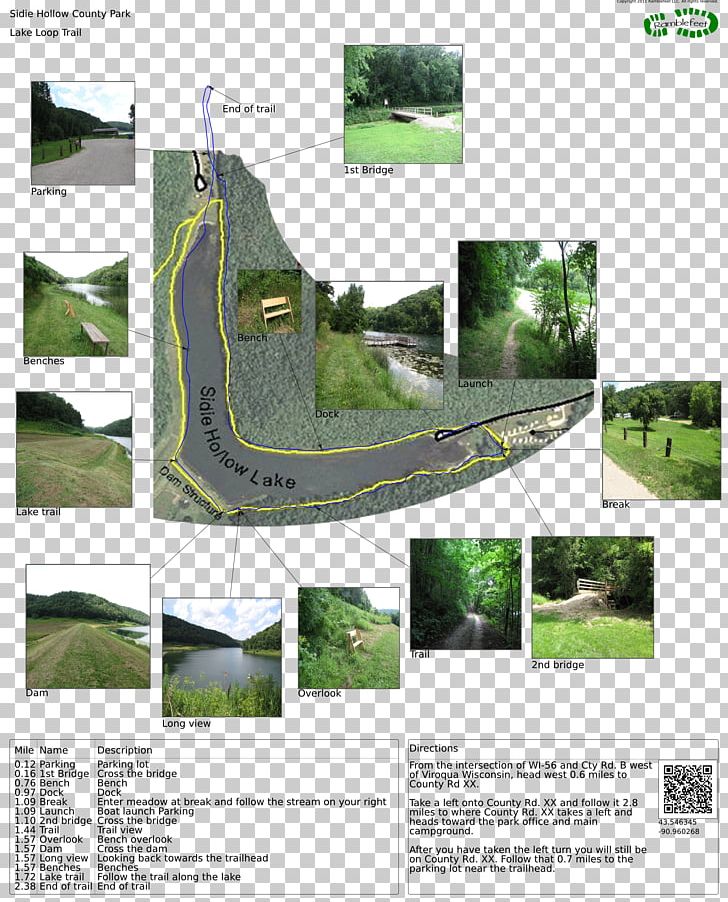 Viroqua Sidie Hollow Park Sidie Hollow Lake Trail Map PNG, Clipart, Angle, Campsite, Ecosystem, Flora, Grass Free PNG Download