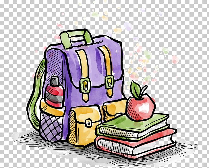 Cartoon Estudante PNG, Clipart, Apple Vector, Bags Vector, Book, Books Vector, Cartoon Free PNG Download