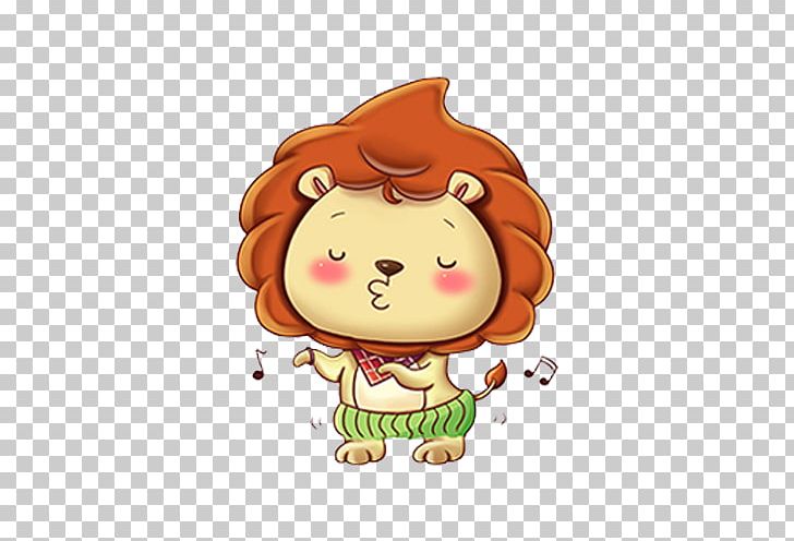 Lion Cartoon WeChat Avatar PNG, Clipart, Art, Dancing, Drawing, Fictional Character, Food Free PNG Download