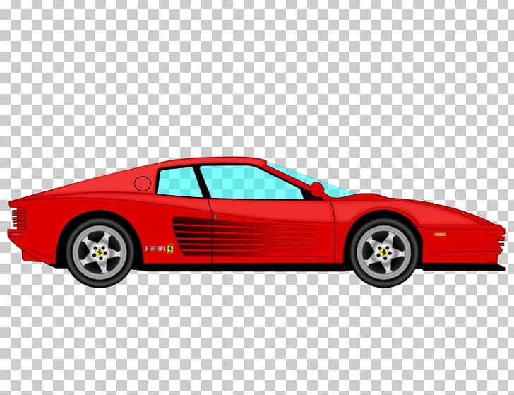 Sports Car Ferrari Testarossa PNG, Clipart, Automotive Design, Auto Racing, Car, Cars, Classic Car Free PNG Download