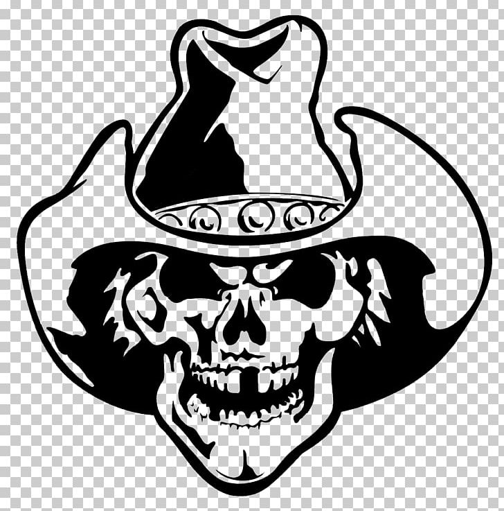 Cowboy Hat Skull Stock Photography PNG, Clipart, Artwork, Black And White, Bone, Brand, Cowboy Free PNG Download