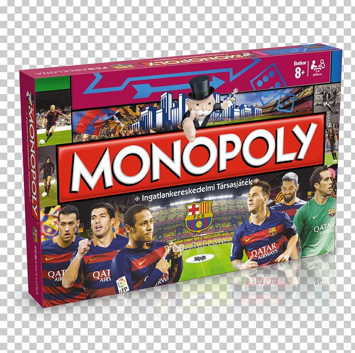 Hasbro Monopoly FC Barcelona Board Game PNG, Clipart, Board Game, Fcb, Fc Barcelona, Game, Games Free PNG Download