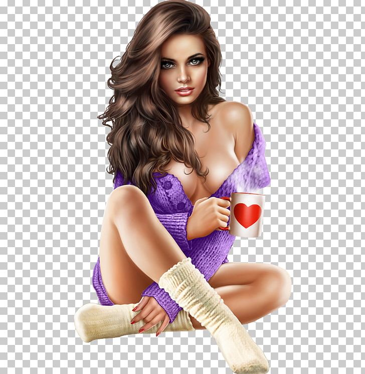 Woman Girl Drawing PNG, Clipart, Arm, Beauty, Brown Hair, Christmas, Cup Free PNG Download