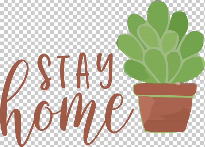 STAY HOME PNG, Clipart, Biology, Cactus, Flower, Flowerpot, Logo Free PNG Download