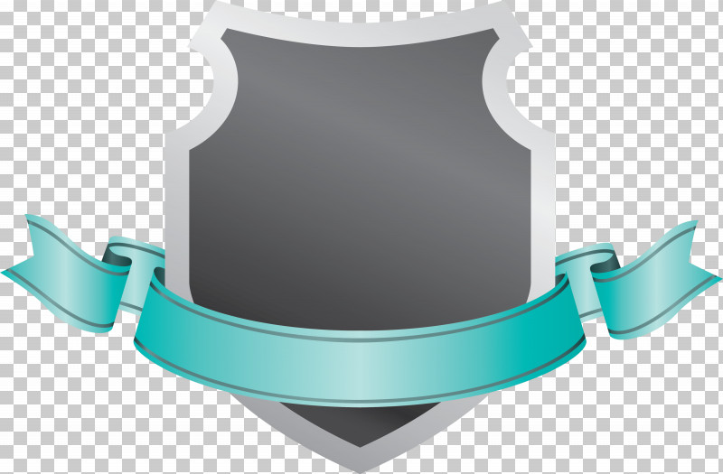Emblem Ribbon PNG, Clipart, Aqua, Emblem Ribbon, Shield, Teal, Turquoise Free PNG Download