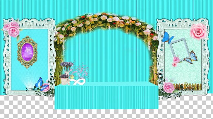 Blue Wedding Marriage Cyan PNG, Clipart, Arch, Area, Blue, Blue Background, Blue Flower Free PNG Download