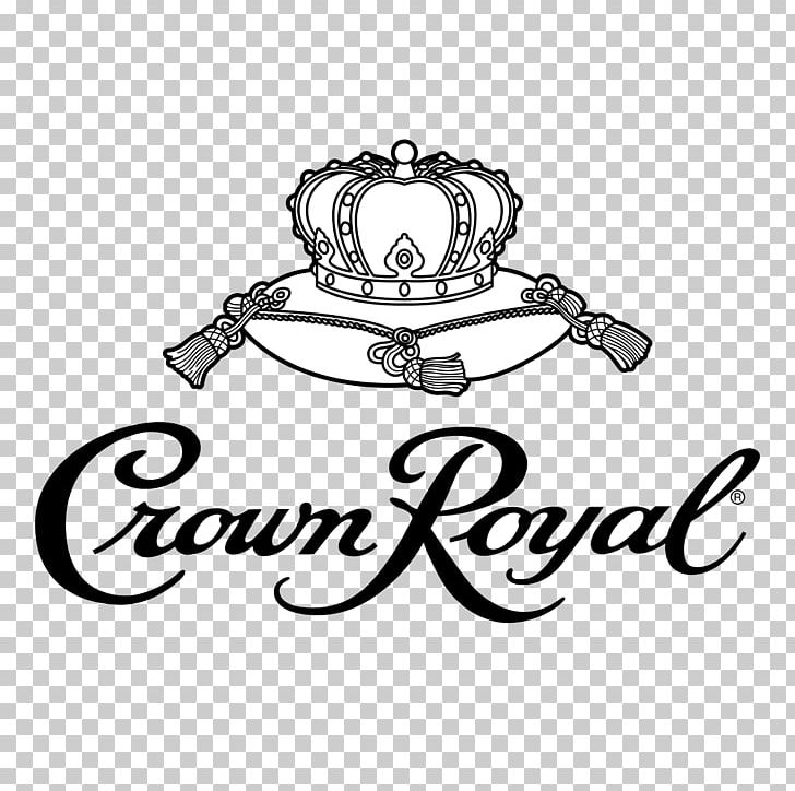 Crown Royal Blended Whiskey Canadian Whisky Liquor PNG, Clipart, Area, Art, Artwork, Black And White, Blended Whiskey Free PNG Download