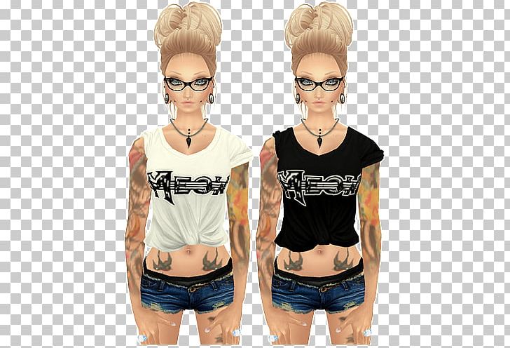T-shirt Sleeve Wig Blond Blouse PNG, Clipart, Blond, Blouse, Clothing, Color, Eyewear Free PNG Download