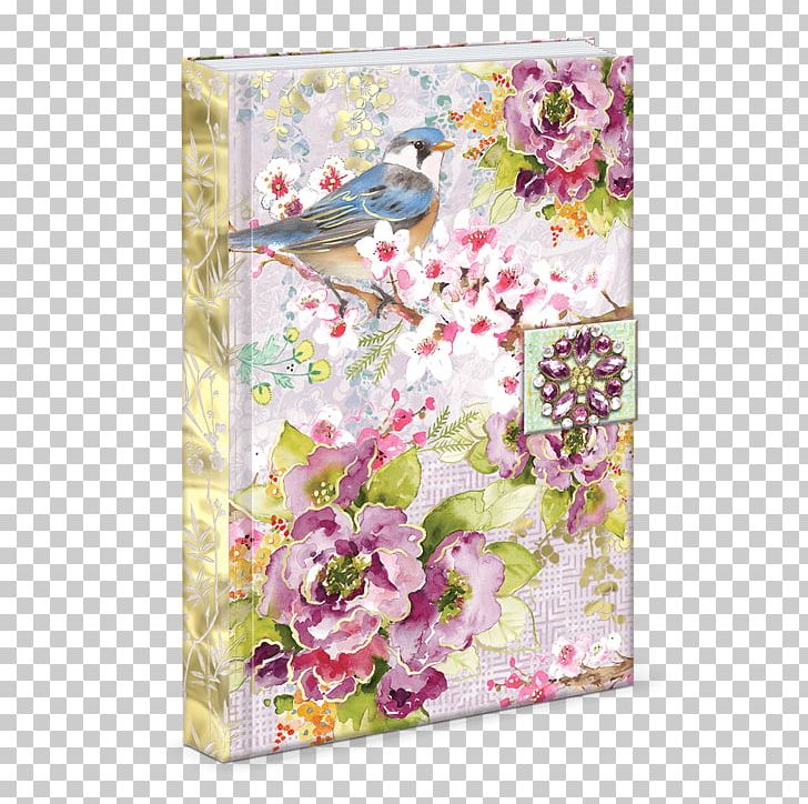 Chinoiserie Garden Spiral Journal Floral Design ST.AU.150 MIN.V.UNC.NR AD PNG, Clipart, Brooch, Cherry Blossom, Chinoiserie, Color, Flora Free PNG Download