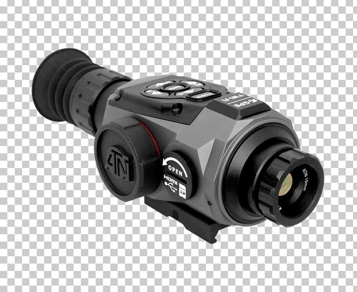 Thermal Weapon Sight Telescopic Sight American Technologies Network Corporation High-definition Video Night Vision PNG, Clipart, 1080p, Binoculars, Display Resolution, Eye Relief, Hardware Free PNG Download