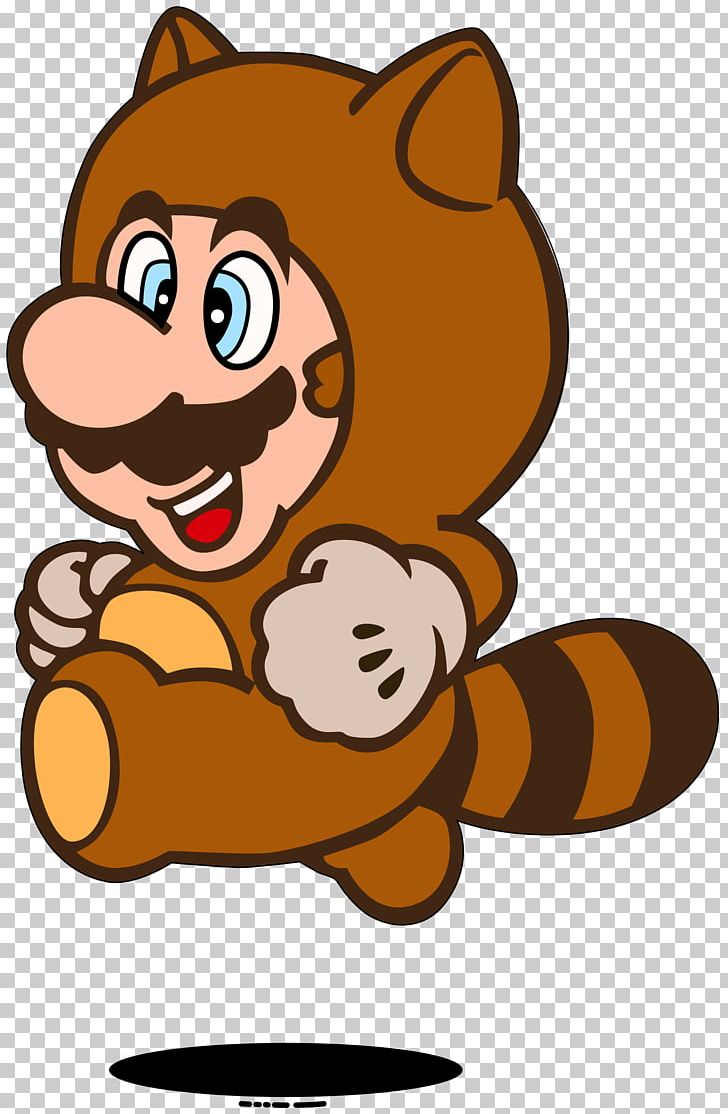 Super Mario Bros. 3 New Super Mario Bros. Wii Super Mario Bros. 2 PNG, Clipart, Carnivoran, Cartoon, Cartoon Raccoon, Cat Like Mammal, Clip Art Free PNG Download
