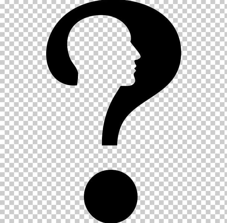 Computer Icons Question Mark Human Head PNG, Clipart, Black And White, Circle, Computer Icons, Desktop Wallpaper, Download Free PNG Download