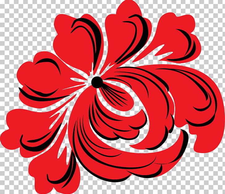 Russian Khokhloma Ornament Red PNG, Clipart, Cut Flowers, Flora, Floral Design, Floristry, Flower Free PNG Download