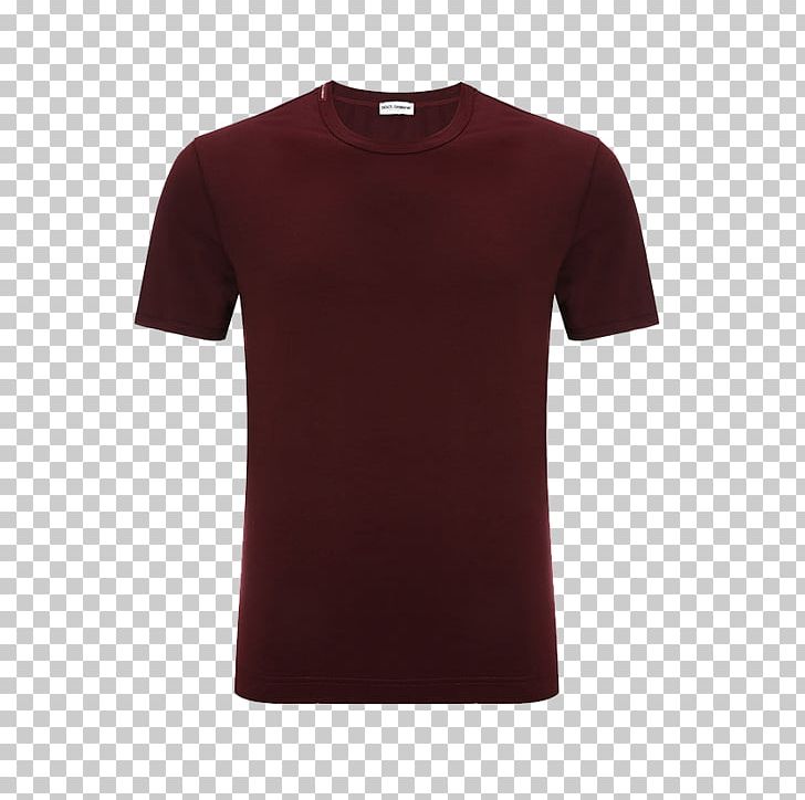 T-shirt Shoulder Sleeve Maroon PNG, Clipart, Active Shirt, Amp, Art, Clothing, Coat Free PNG Download