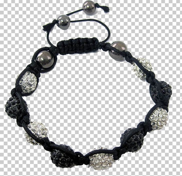 Bracelet Jewellery Silver Diamond Metal PNG, Clipart, Bead, Black, Blingbling, Bracelet, Bracelet Shamballa Free PNG Download